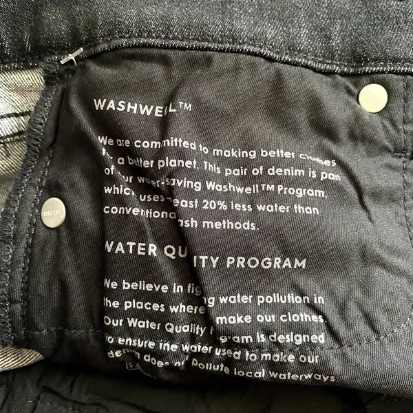 NWT Banana Republic Black High Rise Skinny Jeans Washwell Denim‎ Classic Size 29 - Image 9