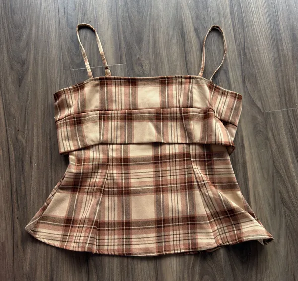 Day + Moon Tank Top Brown Size M - Image 2