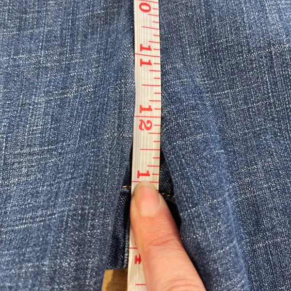 We The Free High‎ Rise Flare Jeans Dark Wash Button Fly Bell Bottoms - Image 9