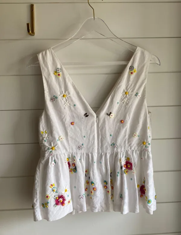 J.Crew Embellished Top - Image 4