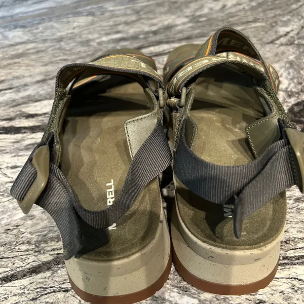 Merrell Olive and Orange Strap Sandals - Image 6