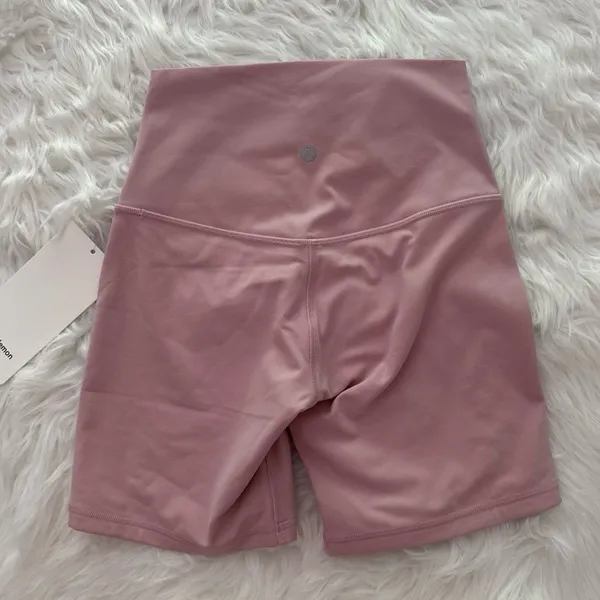 Lululemon Align High Rise Shorts 6" Pink Haze Size 4 - Image 5