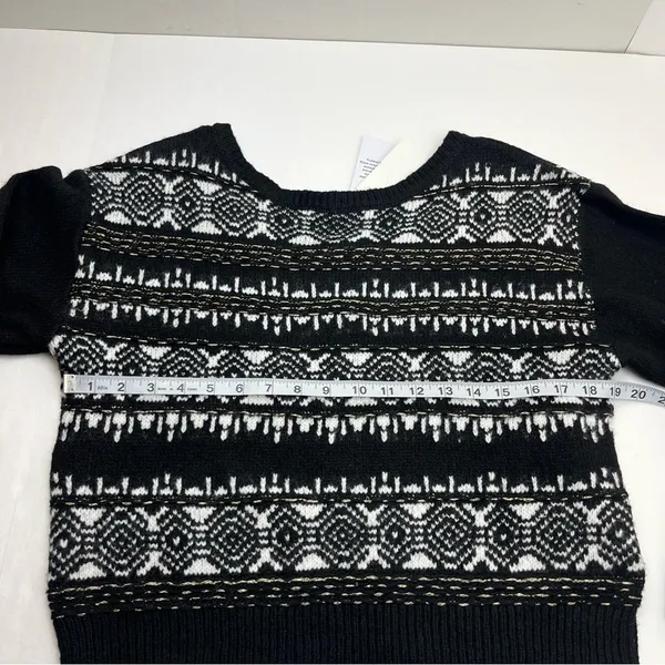 Sam Edelman Women‎ Boat Neck Long Sleeve Allover Print Sweater Size Medium NEW - Image 7