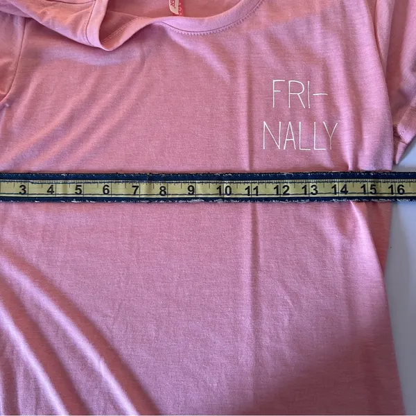 Wallflower Coral Short Sleeve Tee Pink Size M - Image 6