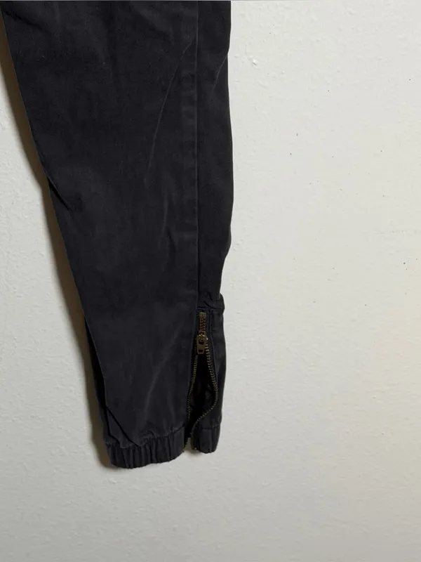 American Eagle Women Super Stretch Black Drawstring Jogger Cargo‎ Pants size 2 - Image 7