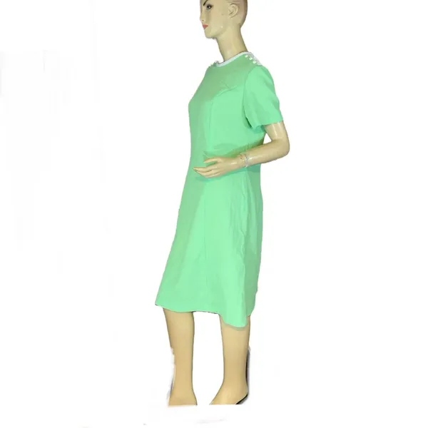 Vintage Holly Hill 1960'S Green Shift Dress (Appx Large) - Image 7