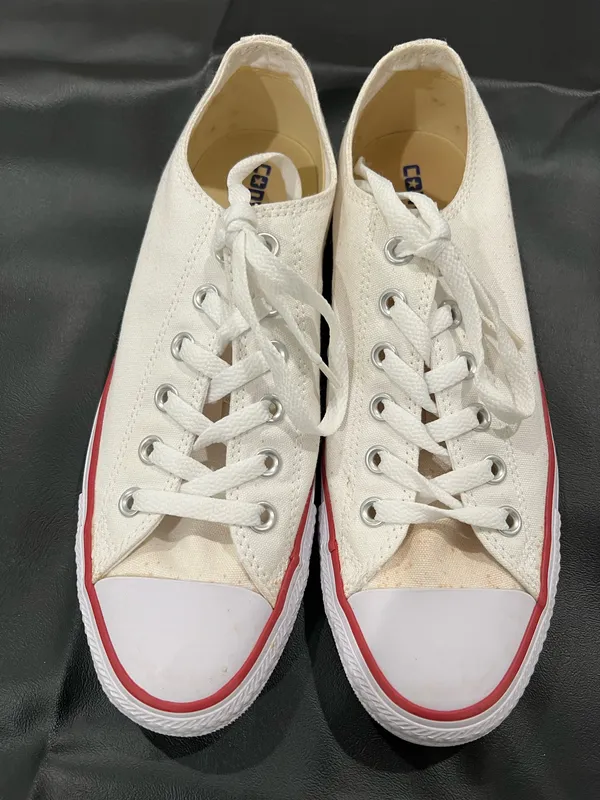 White Converse All Star sneakers #converse #classic - Image 11