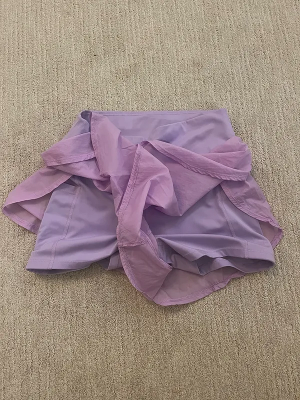 All In Motion Purple Athletic Flowy Shorts - Image 3