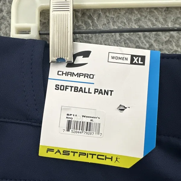 NWT Champro Softball Pants Navy Blue‎ Sports Fastpitch Women's XL x 23 - Image 3