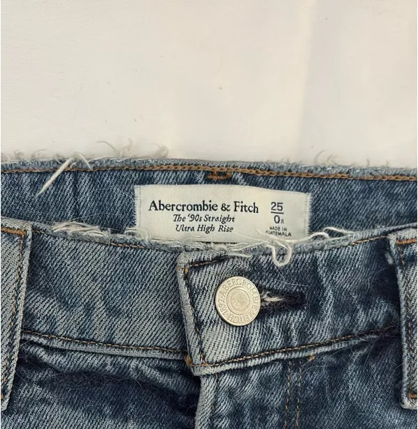 Abercrombie curve love 90s Straight Ultra High-Rise jeans curve - Image 2