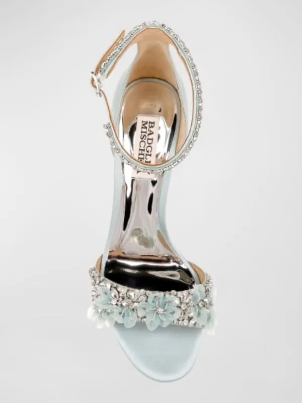 NEW Badgley Mischka Satin Finesse Block Heel 6.5 - Image 2