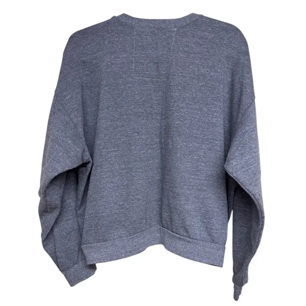 Aviator Nation Bolt Stitch Relaxed Crew Sweatshirt Gray Size‎ Small - Image 2