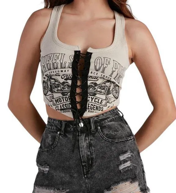 Windsor Large Taupe and Black Y2K Wheels of Fire Classic Legend Tank Lace Up - Image 7