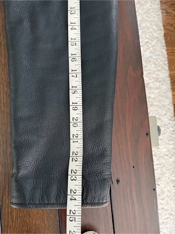 Eddie Bauer Legend Women’s Black Leather Jacket XL Tall - Image 7