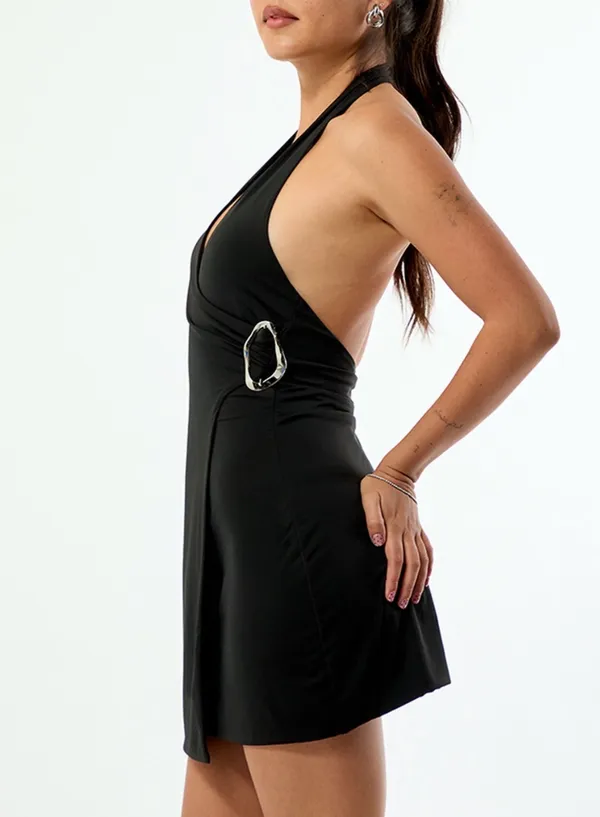 PacSun Mia Hardware Wrap Mini Dress - Image 2