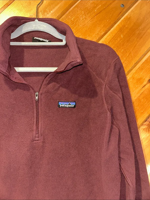 Patagonia Micro-D quarterzip in chicory red - Image 4