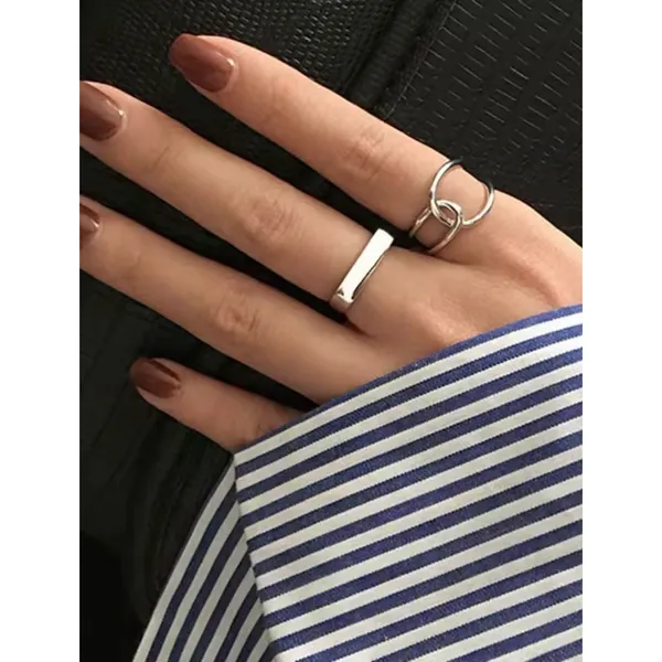 NEW Knot‎ Ring, 925 Sterling Silver Adjustable - Image 14