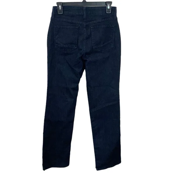 New NYDJ Marilyn Straight Jeans in dark wash size 4 short - Image 3