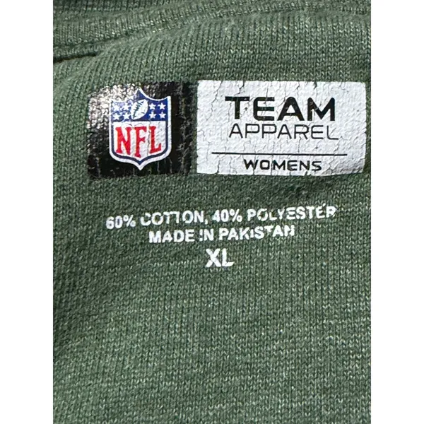NFL Team Apparel Green Bay Packers Womens XL Green Graphic Sweatshirt Est 1921 - Image 4