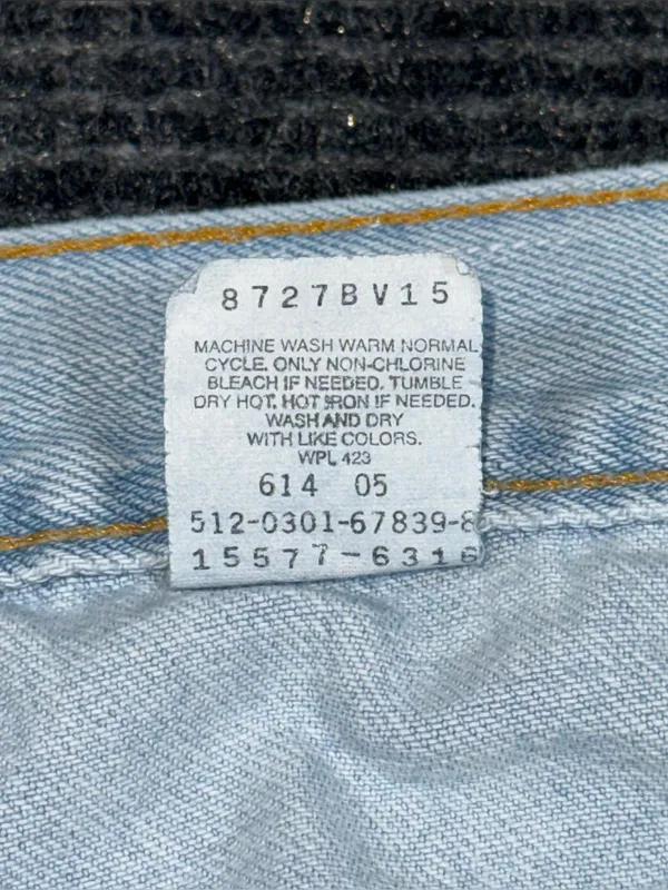 RARE Vintage Levi’s 577 Lower Rise Loose Fit Jeans Women’s 10 / 28 x 31 USA Made - Image 9