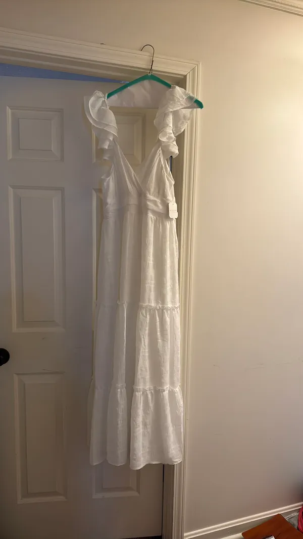 Altar'd State Anna Flutter Sleeve Maxi Dress - Image 2