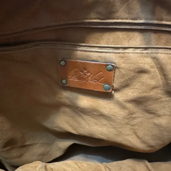 Patricia Nash Tan Leather Tote - Image 3