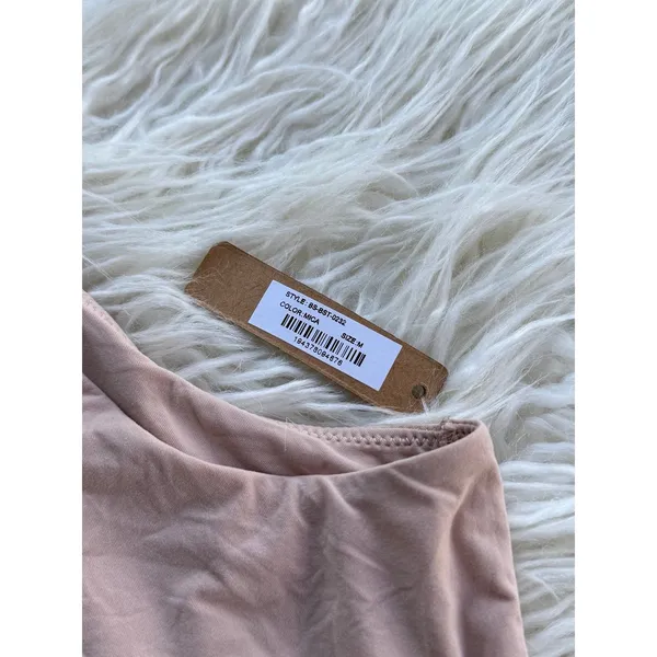 Skims Fits Everybody High Neck Bodysuit Mica Size Medium - Image 9