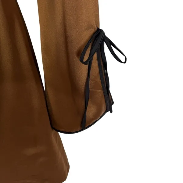 House of CB Sakina Copper Satin Mini Dress Size XS - Image 12