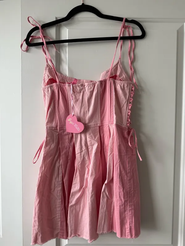 Mini Dress Pink Size L - Image 5