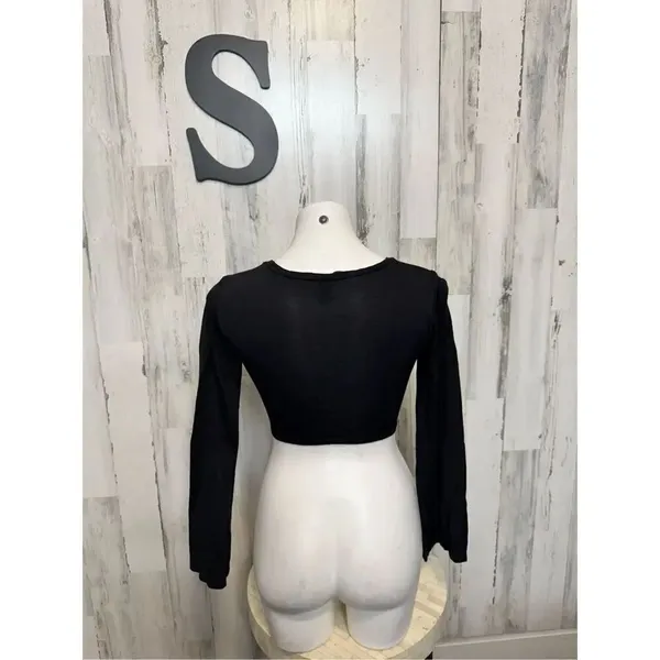 Black crop top Black - Image 8