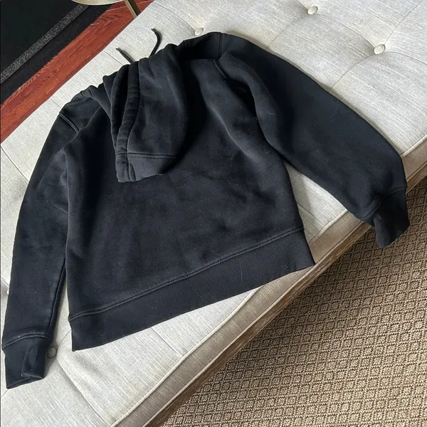 Carhartt Relaxed Fit Black Hoodie Size Small (4-6) - Image 7