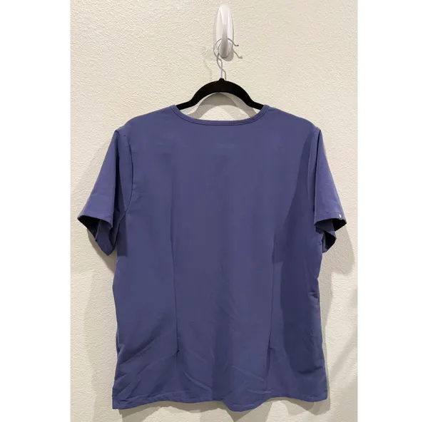 FIGS V-Neck Technical Collection Short Sleeve Scrub Top - Image 4