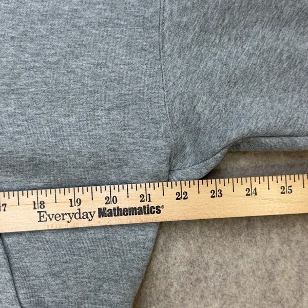Jordan Flight Hoodie Womens S Gray Loose Cropped Athleisure Streetwear Gorpcore - Image 7