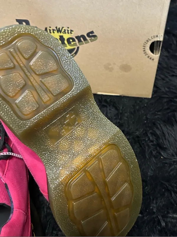 DR MARTENS Buzz 5I fuchsia leather platform lace up oxford’s shoes women’s 7 new - Image 6