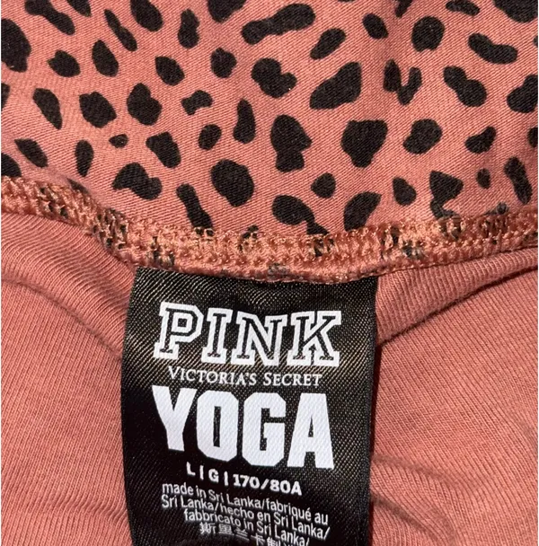Victoria's Secret PINK Cheetah Leggings Yoga - Image 4