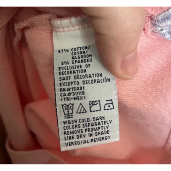 Tommy Hilfiger Polo Shirt Small Pink Cotton Preppy Sleeveless 90s Y2K Vtg Golf - Image 5