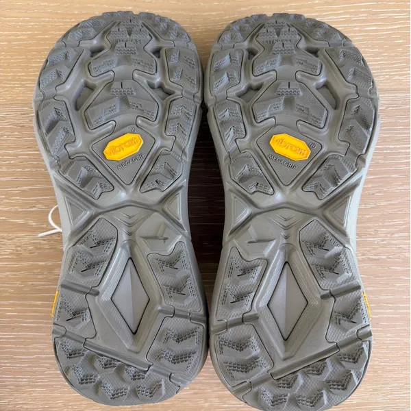 HOKA One One Trail Sneakers Mofate Speed 4 Lite Size US7.5 Sage Gray Cream - Image 5