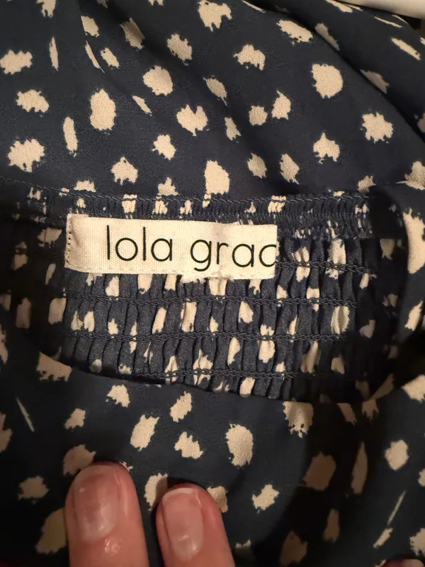 Lola grace green with poka dots dress - Image 3