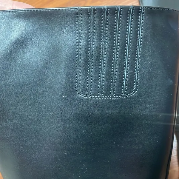 Express leather buckle heeled tall boots size 9 - Image 12