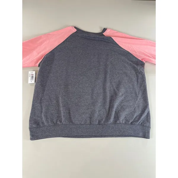 Salt Creek Sweatshirt Size XL Gray Pink Sleeves Philadelphia Logo New With Tag - Image 9
