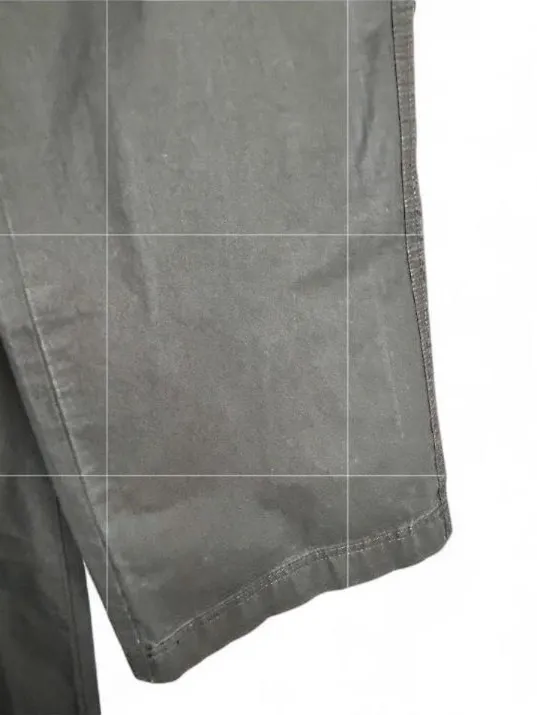 Free People Pants SZ 4 Womens The Thing is Low Rise Washed Black Utility Cargo - Image 4