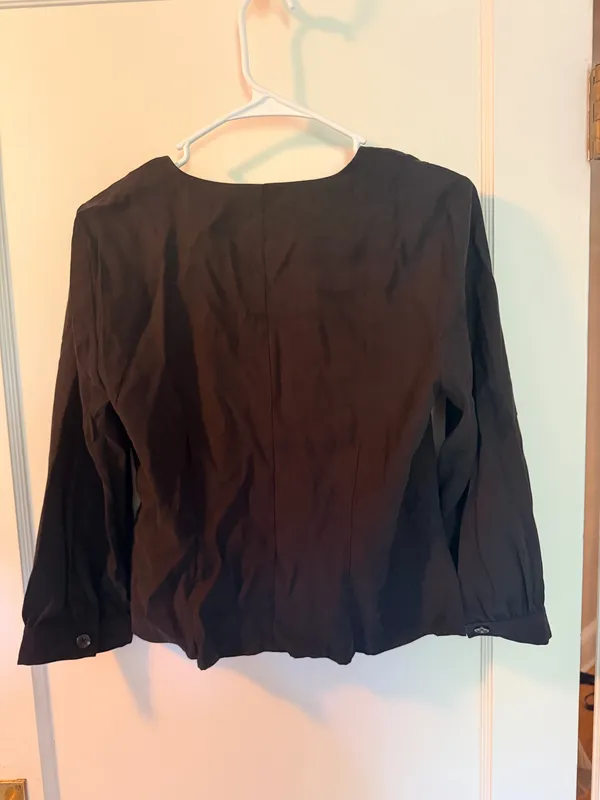 Banana republic black blouse - Image 6