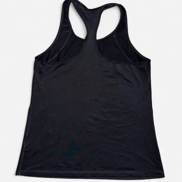 Nike Black and White Dri-Fit Racerback Athletic Tank Top; Size Small - Image 5