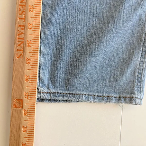 Madewell Pull-On Utility Jeans Women Size S Light Blue Elastic‎ Waist DM4635 - Image 8