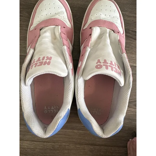 Hello Kitty Sanrio Pink White Blue Low Top Sneakers WMHK25BB019 Womens Size 8 - Image 6
