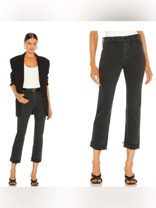 Mother Jeans The Scrapper Ankle Cuff in Who’s Sorry Now - Image 2