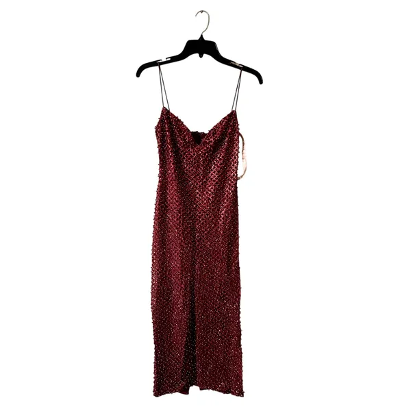 Oh Polly Eisley Embellished Sweetheart-Neck Midi Dress Size 2 New - Image 6