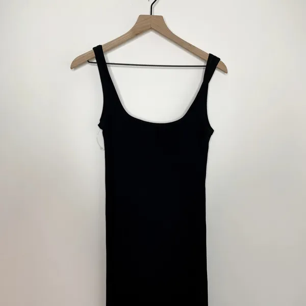 Hatch The Long Body Tank Maxi Dress Black Womens Size 2 Medium Maternity - Image 10