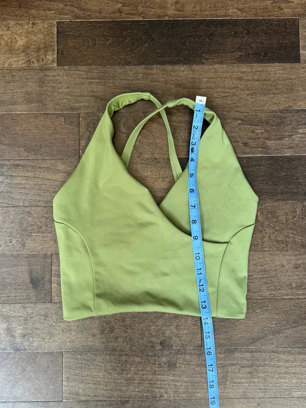 Revolve Crop shop boutique csb green Serenity Whitney Crop top sports bra - Image 4