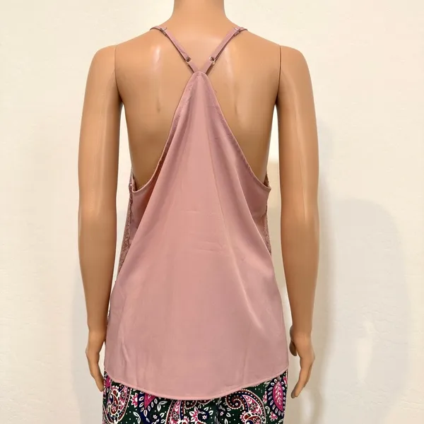 Grace Karin large sequin front spaghetti strap top shell blouse TS 3577 - Image 5